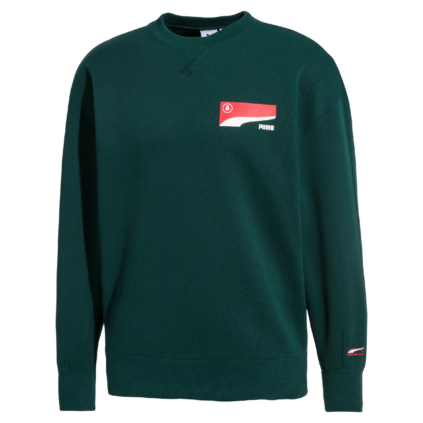 green puma sweatshirt