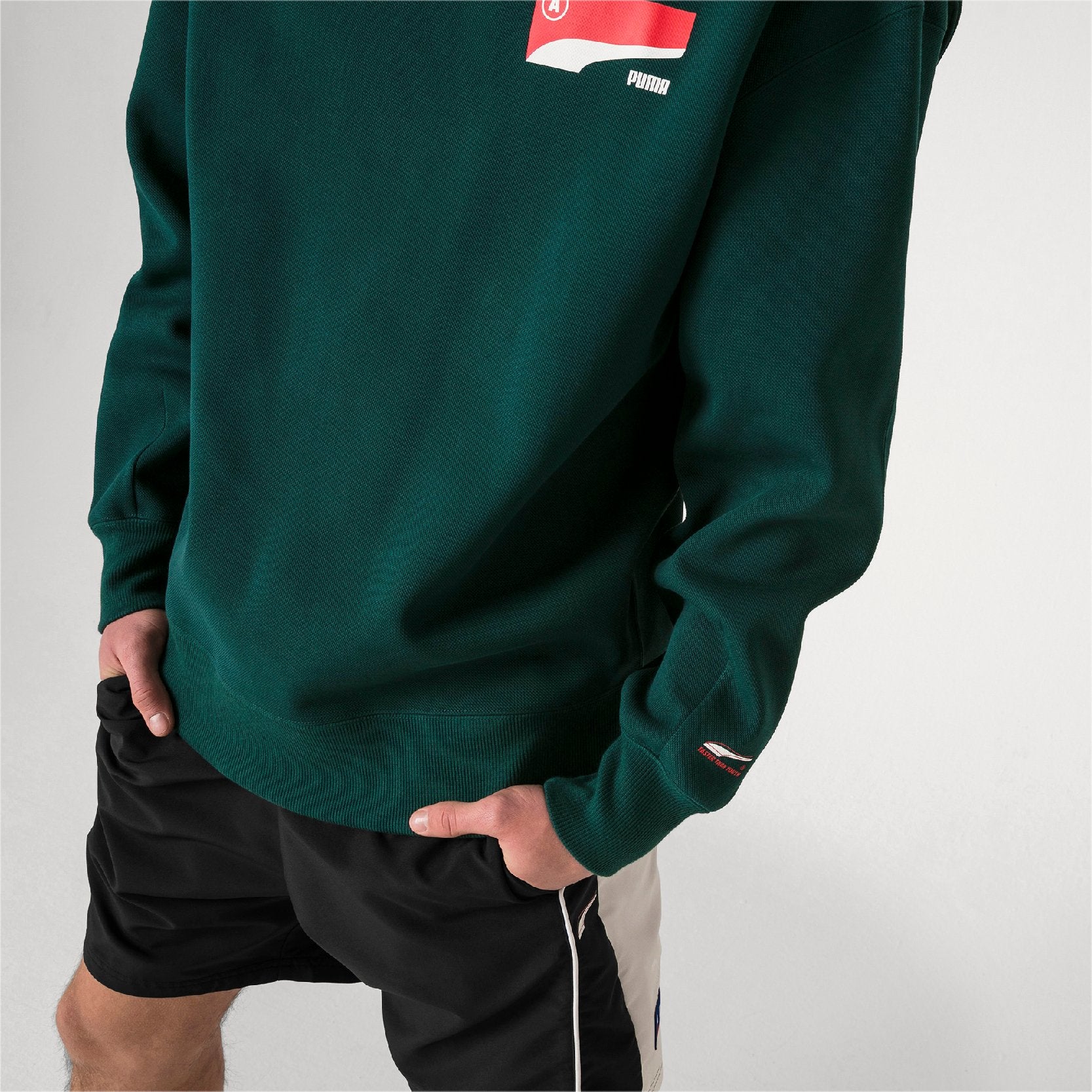 puma jumper green