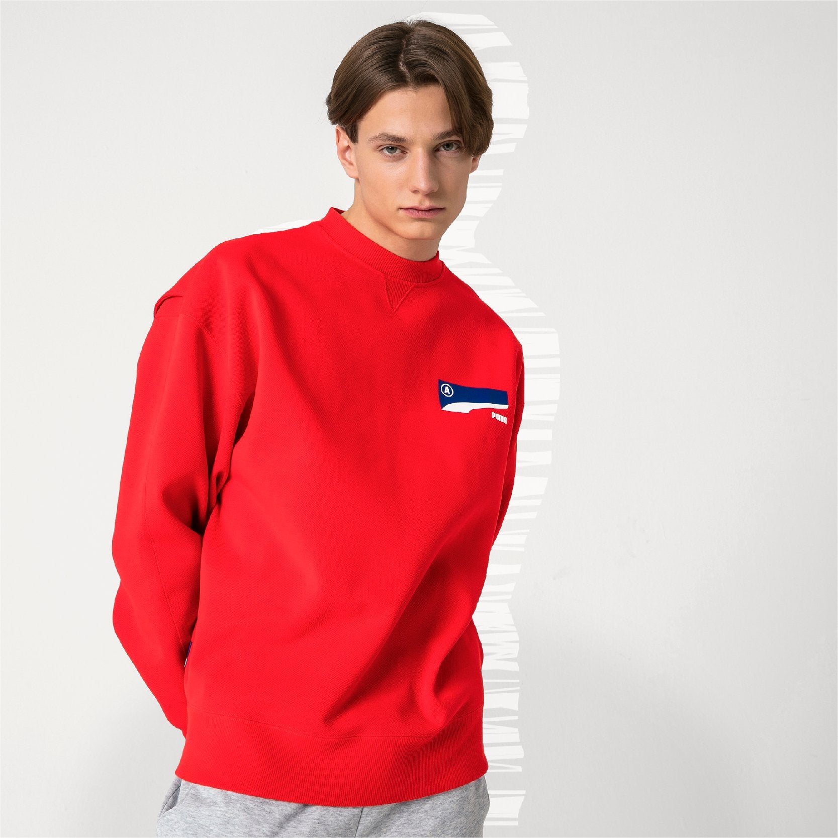 puma sweatshirt red