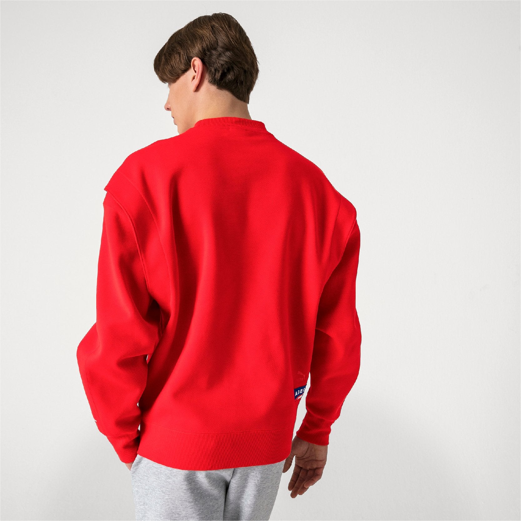 red puma sweatshirt