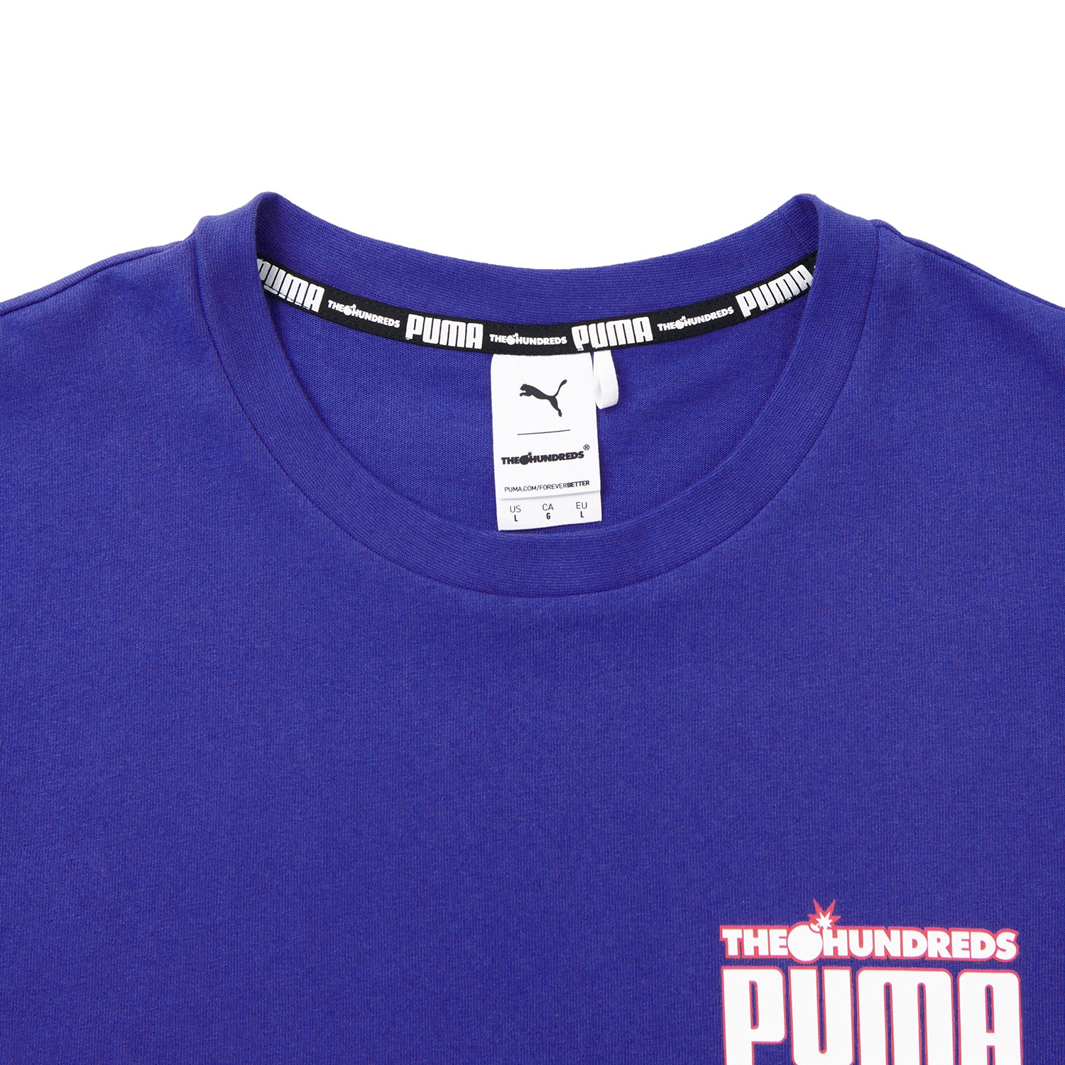 blue puma t shirt