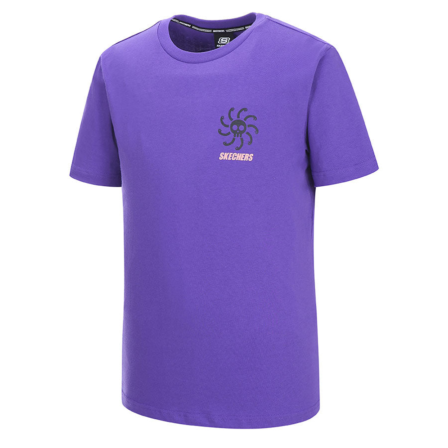 skechers polo shirt purple