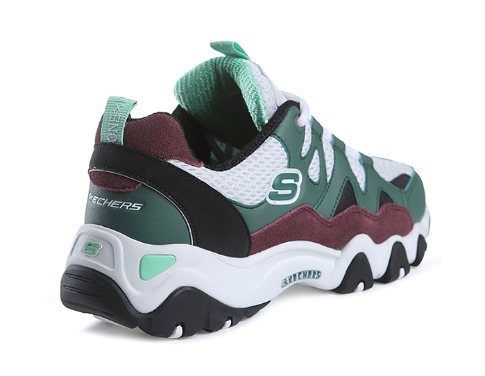 skechers one piece green