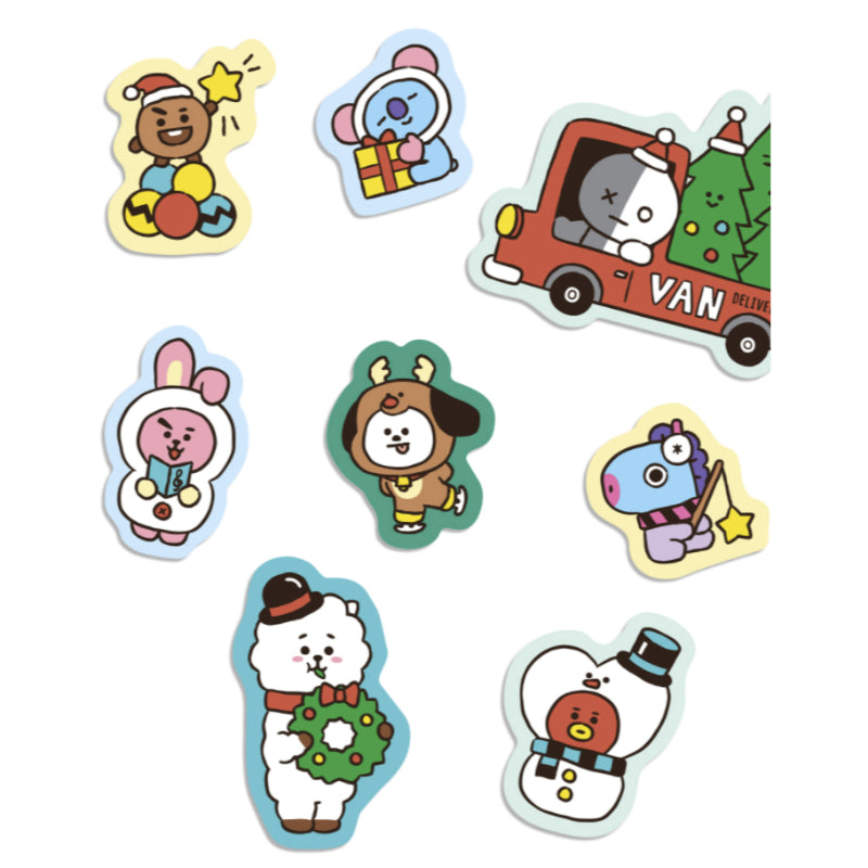 bt21 x monopoly magnet set bt21 town harumio