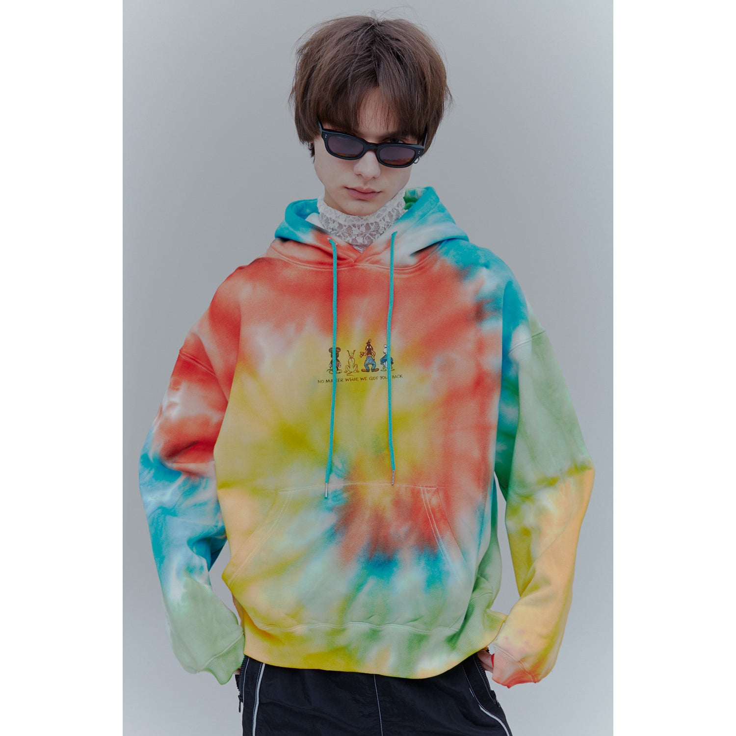 tie dye disney sweatshirt