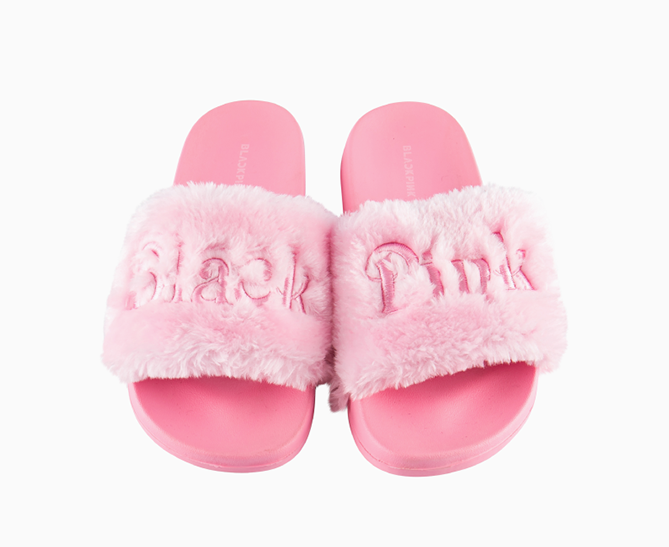 BlackPink - In Your Area Slide Fur Slipper – Harumio