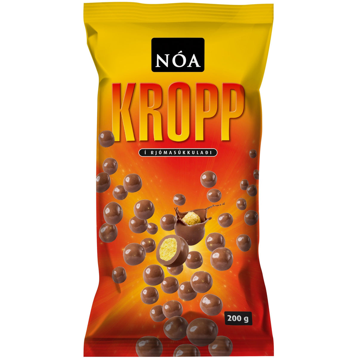 Nóa Kropp (Chocolate coated corn puffs) 200g – rvkgrapevine