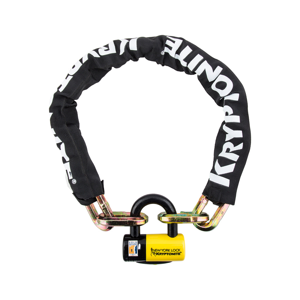 kryptonite new york fahgettaboudit chain & padlock