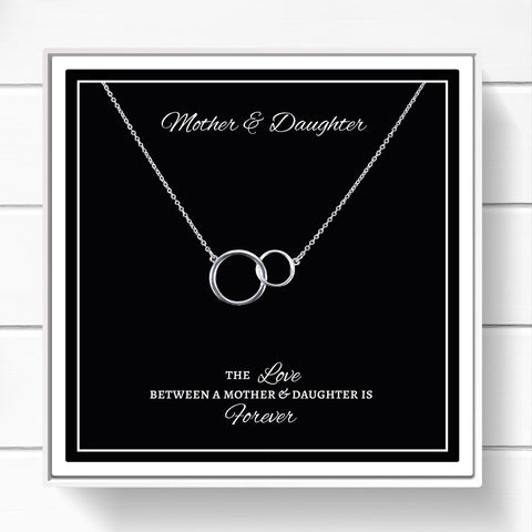 Mother Daughter Necklace Gift for Mom from Daughter Mothers Day Gift to Mom