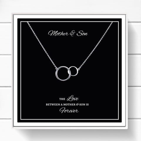 Mother and Child Necklace Mom Daughter Son Infinity Heart Love Pendant CZ  N70 | eBay