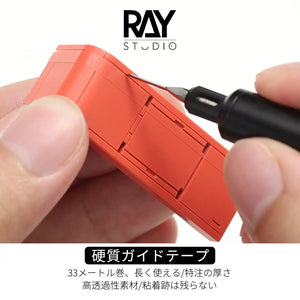 3/6mm Transparent Hard-Edge Scribing Guide - HobbyistHaven