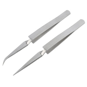 Stainless Steel Reverse Tweezers - HobbyistHaven
