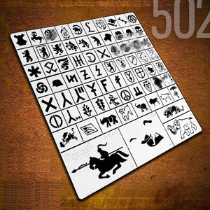 1/35 Stencil For German Heavy Tank Battalion Symbols - HobbyistHaven