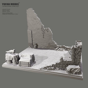 1/35 House Ruins - HobbyistHaven