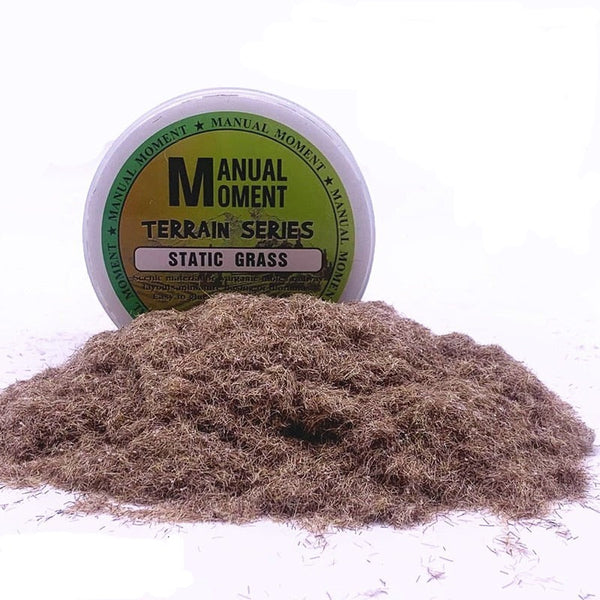 ▷ Static Grass Flock 2-3mm - Brown Moor Grass - 200 ml