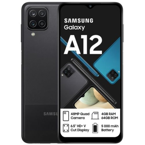 Samsung Galaxy A12 64gb Dual Sim Black Special Import — Connected Devices 3483