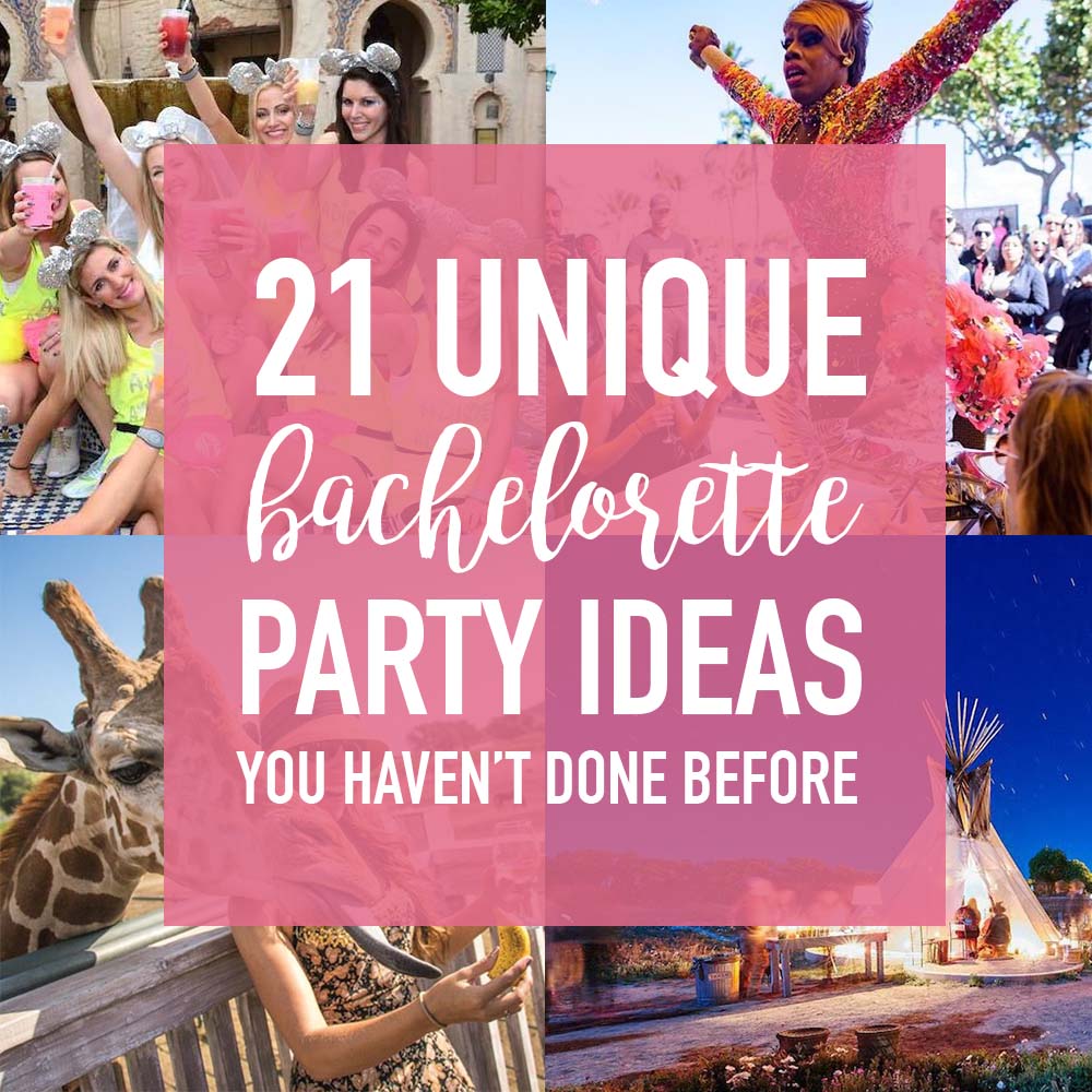 21 Unique Bachelorette Party Ideas You Havent Done Before Stag And Hen