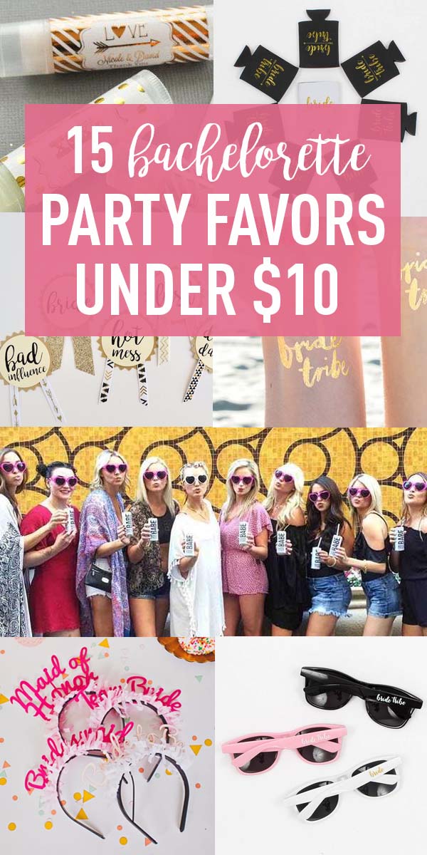 15 Cute & Fun Bachelorette Party Favors Under $10 – Stag & Hen
