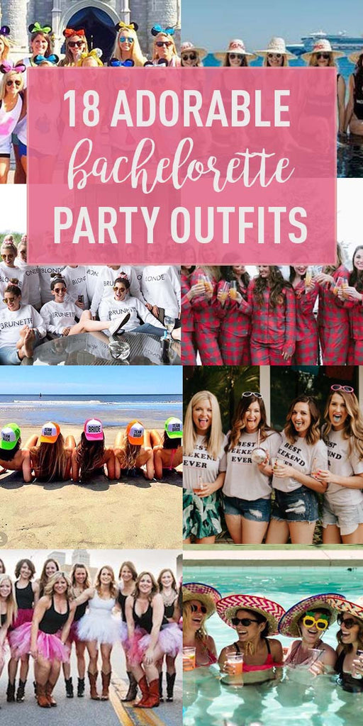 18 Totally Adorable Bachelorette Party Outfits Stag And Hen