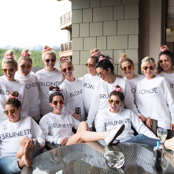 Blondes vs. Brunettes Bachelorette Party