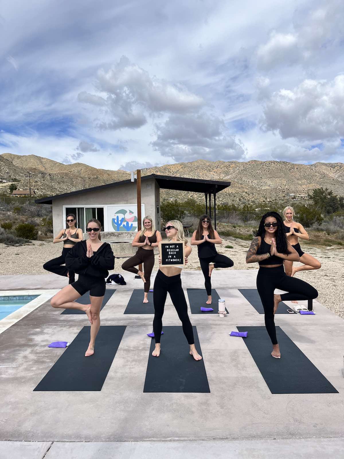 Palm Springs Bachelorette Party - Yoga Class