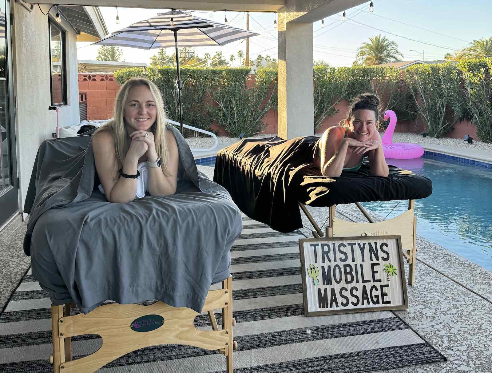Scottsdale Bachelorette Party Ideas - Massages with Trystan's Mobile Massages