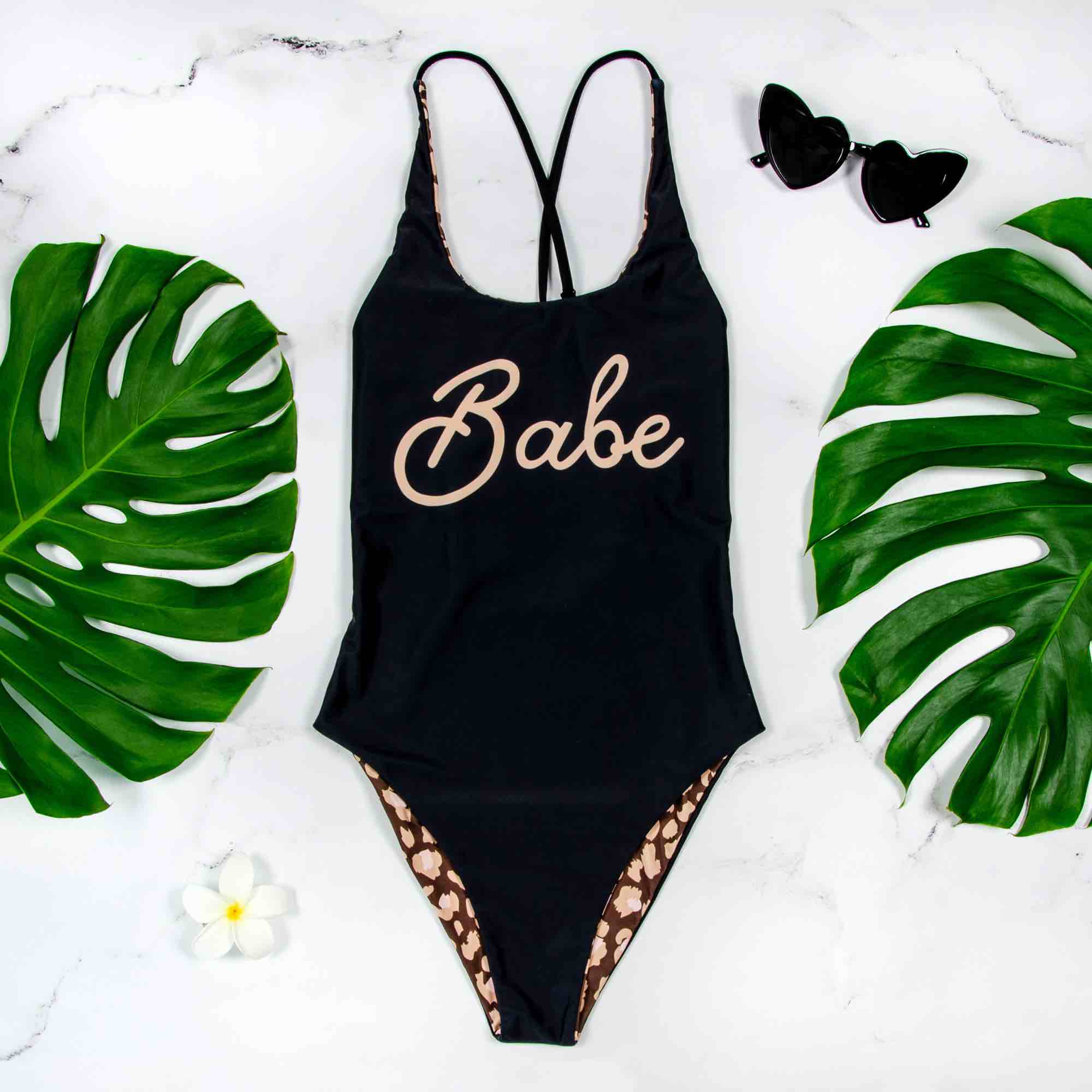 Last Rumble In The Jungle Reversible Bachelorette Party Swimsuits ...