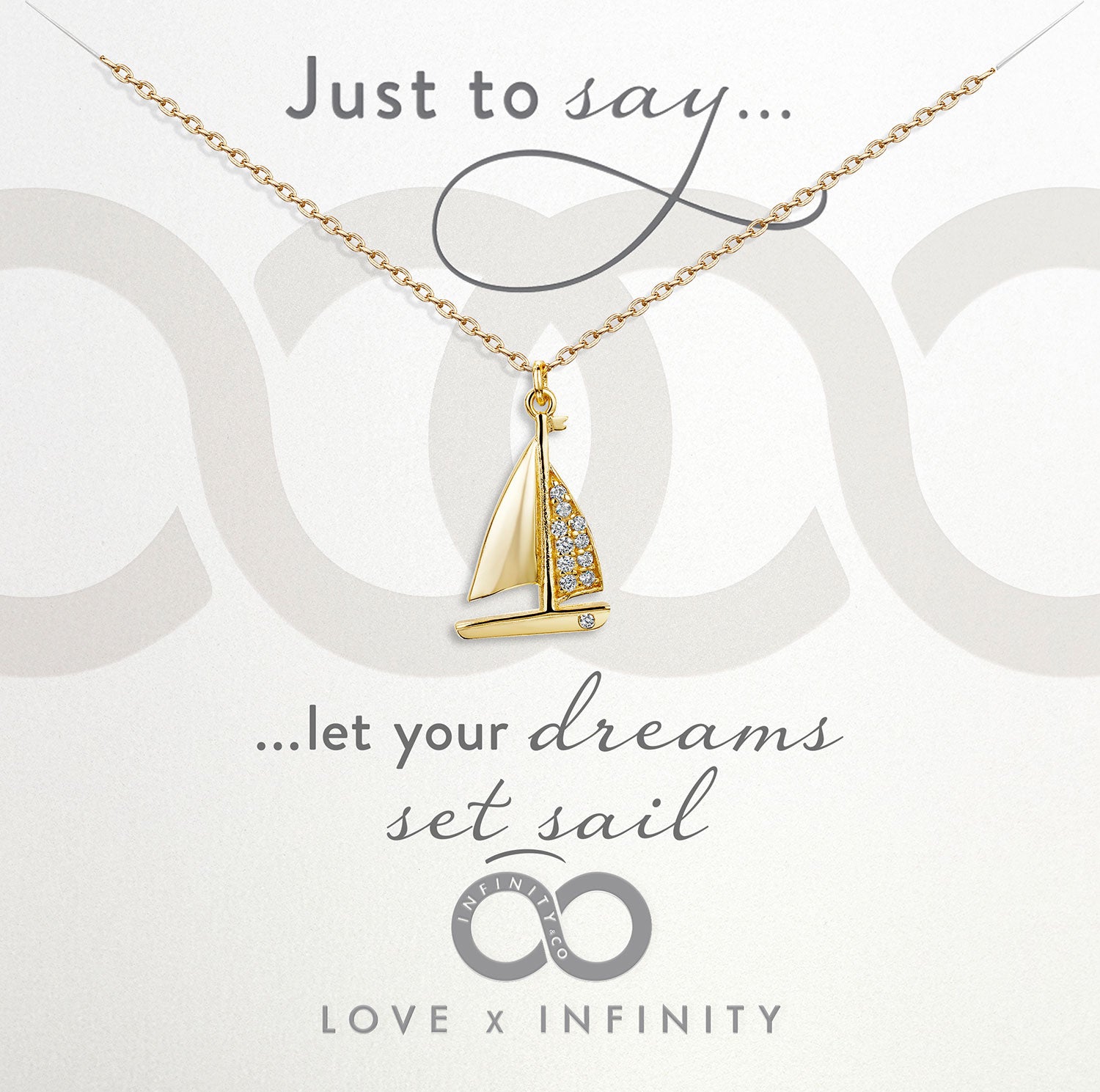 Infinite Love Pendant Necklace and Earrings Set - ARJW1023RG – ARCADIO