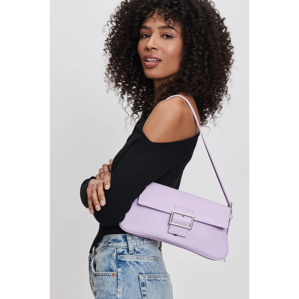 Nora Vegan Leather Chevron Handbag, Moda Luxe | Boutique Bleu Black