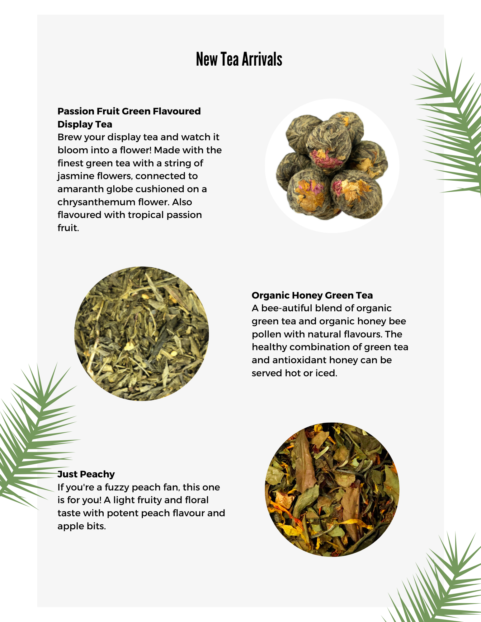 New Loose-Leaf Tea Summer Arrivals – Tealise