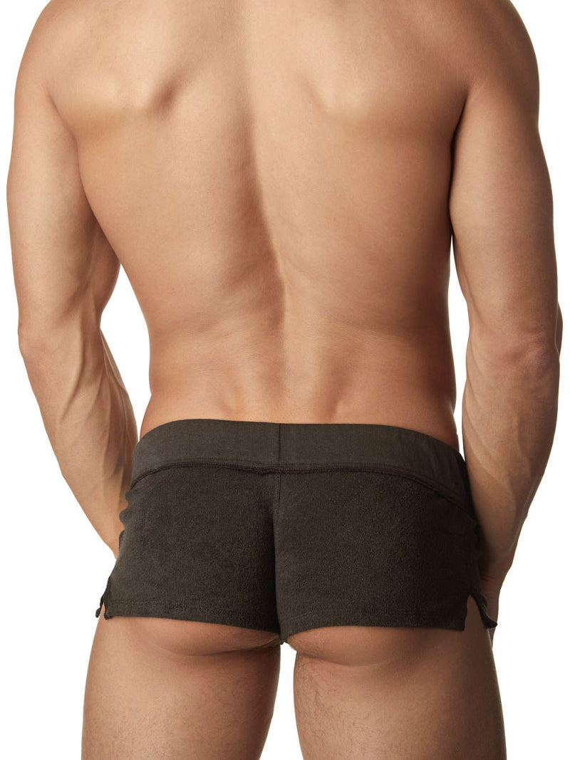 Mens Fleece Shorts Cute Booty Shorts F