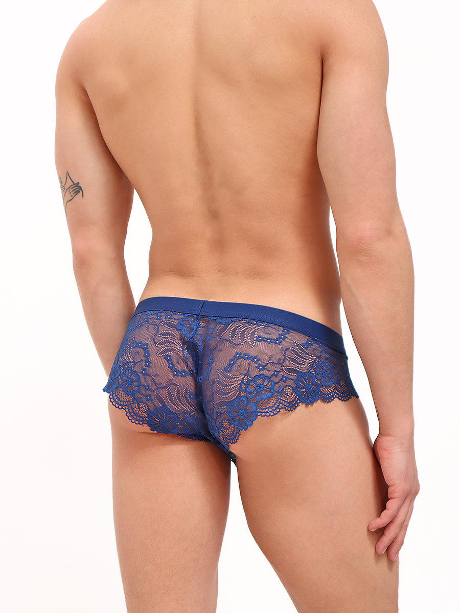 Men's Black Lace Brief - Sexy Undies for Men - Body Aware