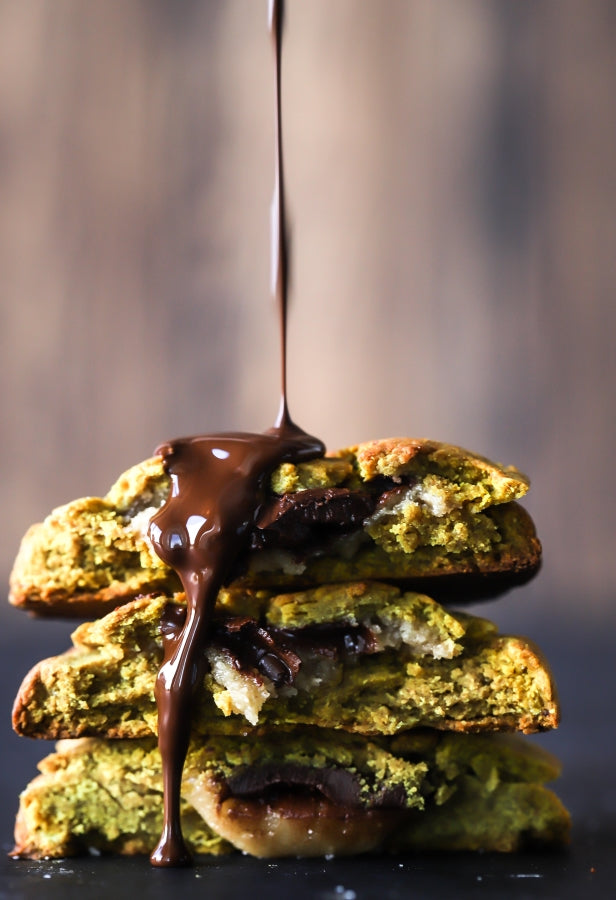 easy chocolate caramel high protein cookies recipe