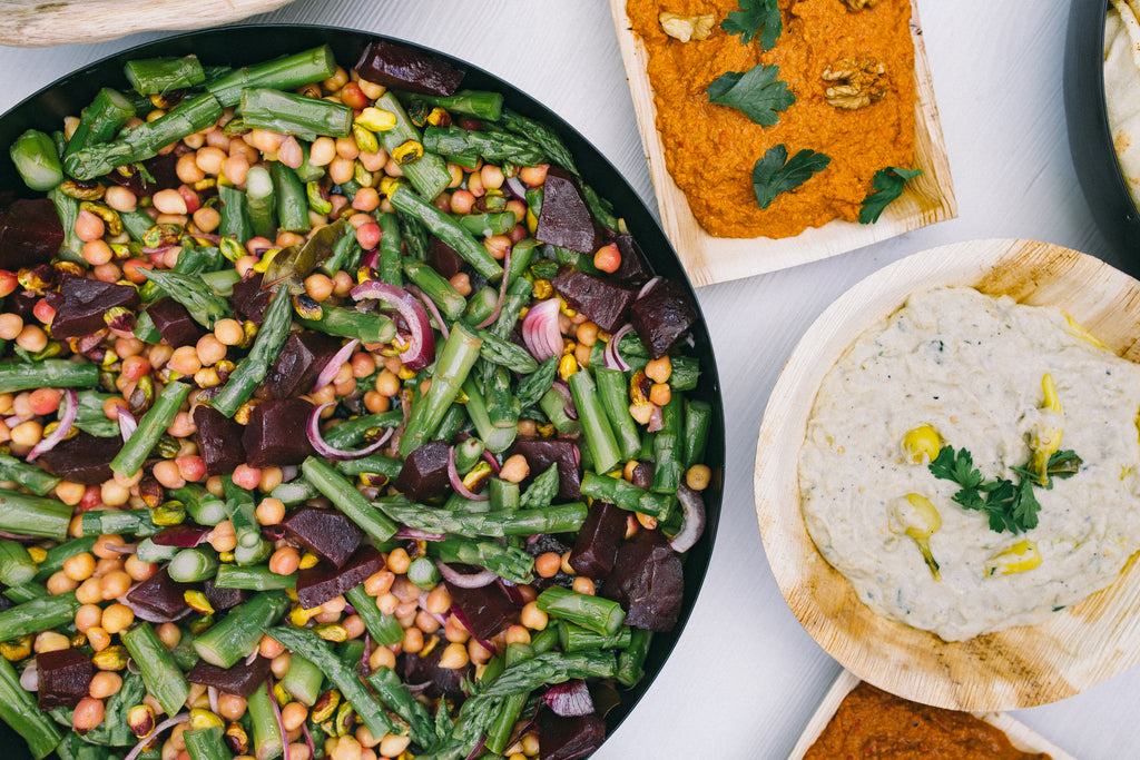 Beans and hummus