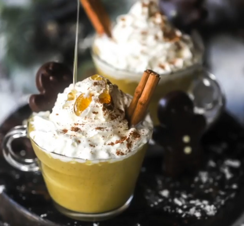 easy salted caramel gingerbread smoothie recipe