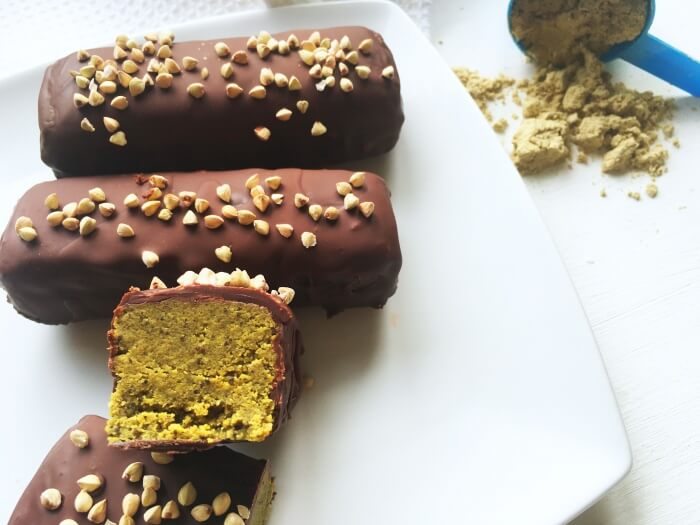 Coffee Cookie Dough Protein Bars