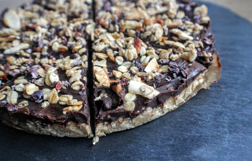 Chocolate coconut protein slice