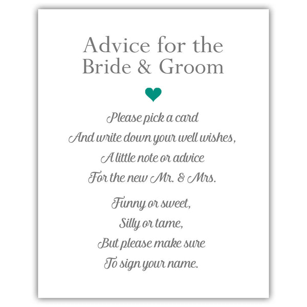 Wedding Advice Sign Wedding Signage Dazzling Daisies