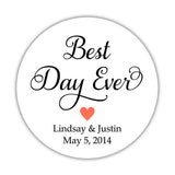 Best day ever stickers - 1.5