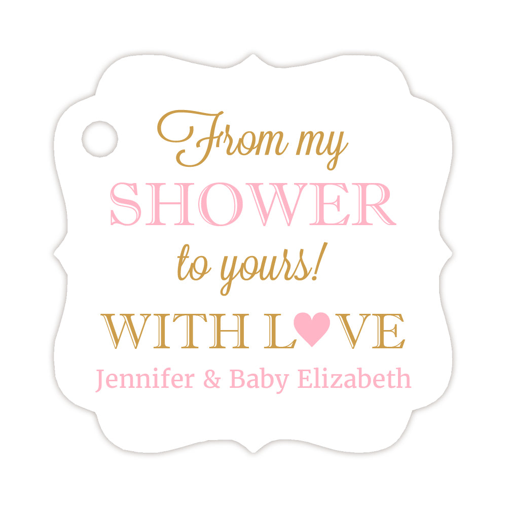 from our shower to yours favors