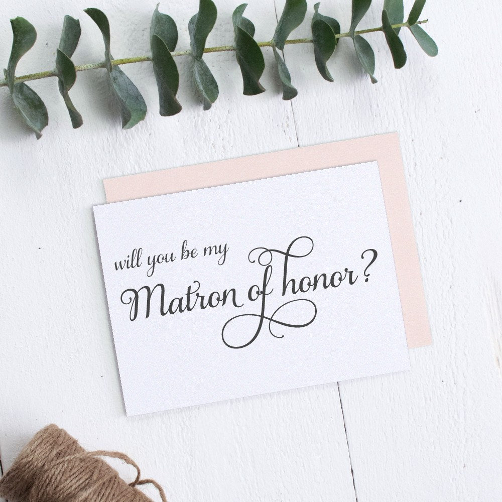 be my matron of honor