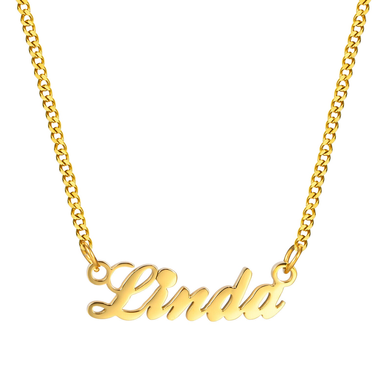 Personalised Gold Necklace