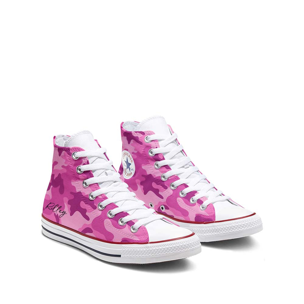 pink camo converse