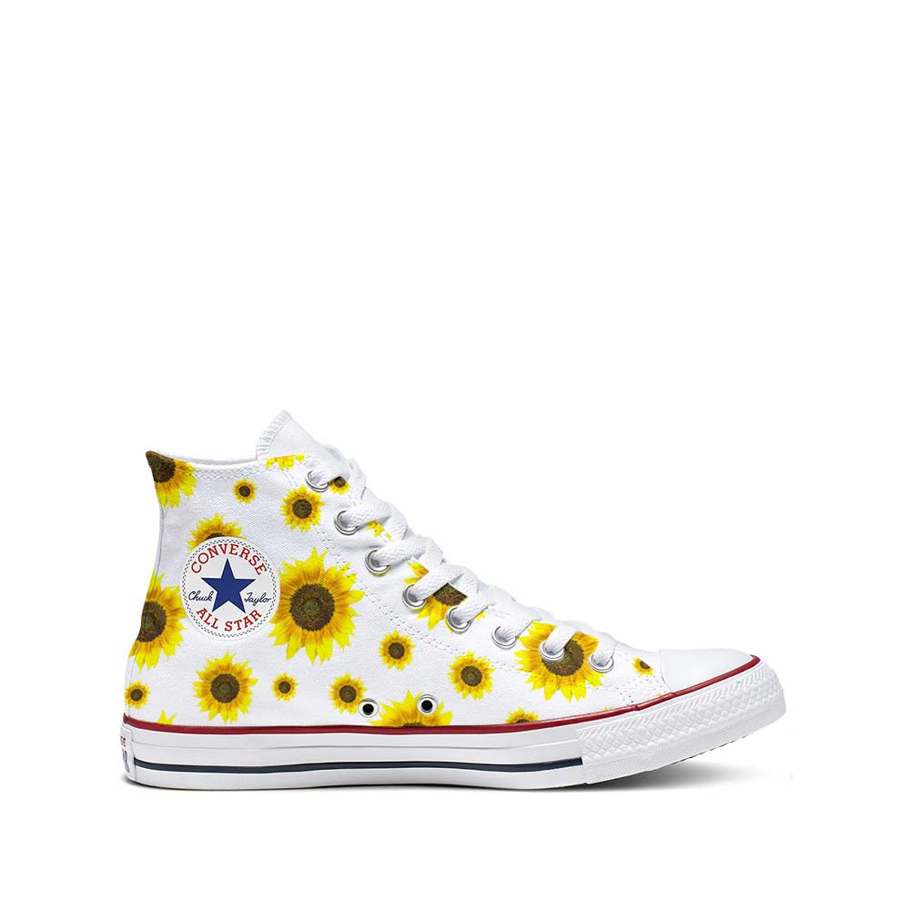 Custom Sunflower Converse Chuck Taylor 