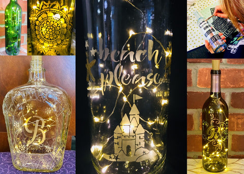 Glass Bottle Etching Classes