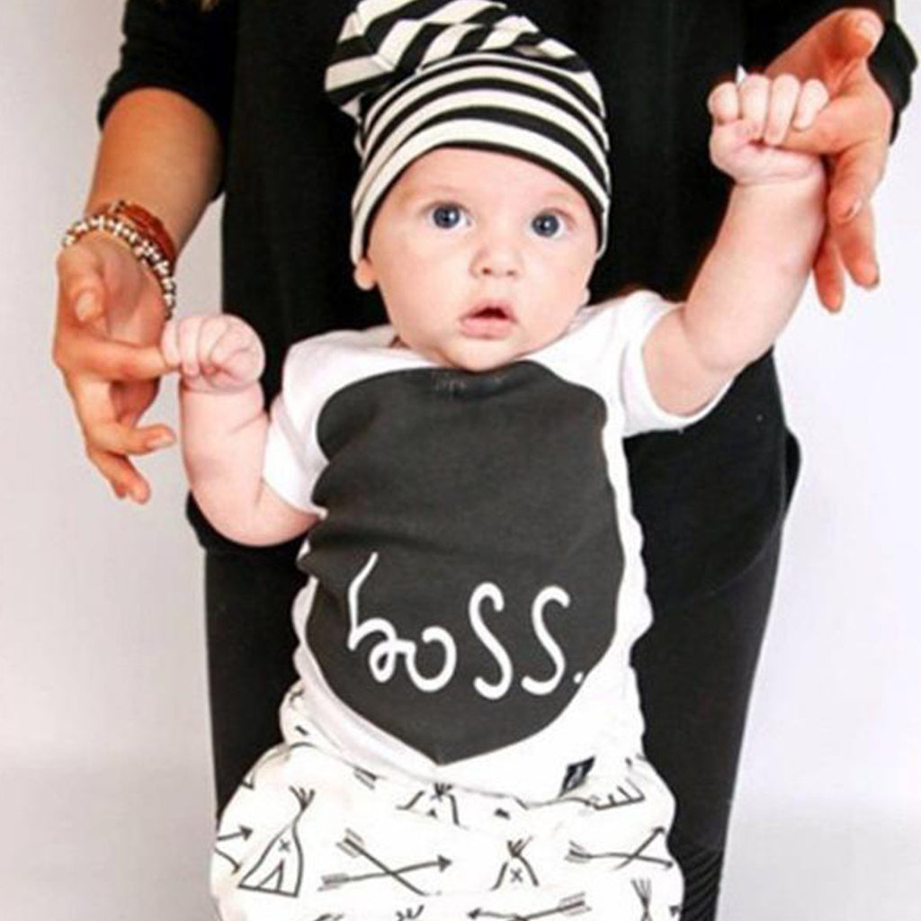 Baby Boss Clothing Set Little White Star