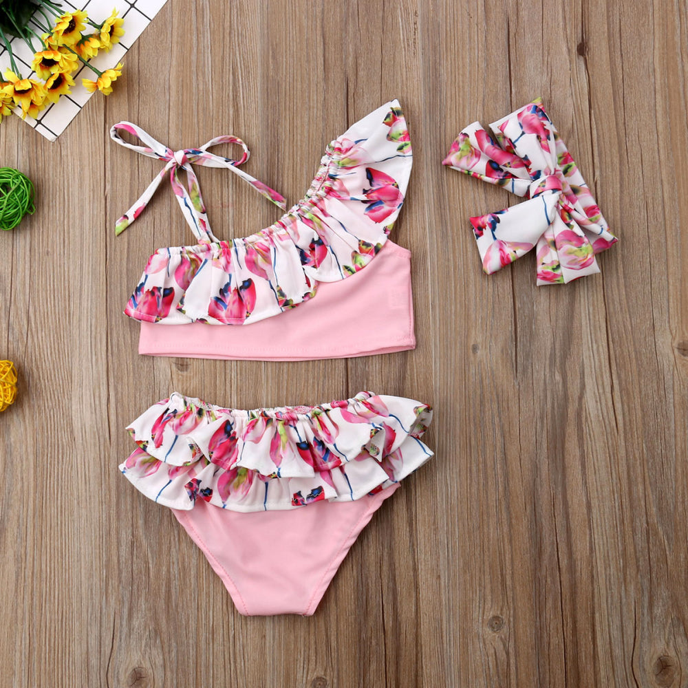 floral bathing suit