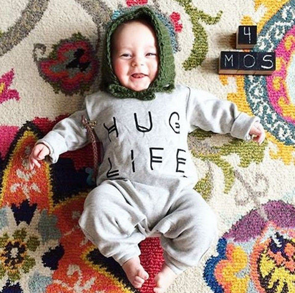 Hug Life Romper Little White Star Official