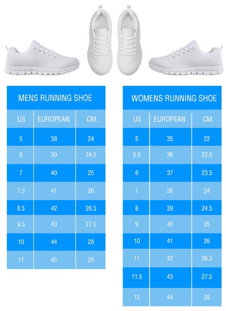 Running Shoes Sizing Chart