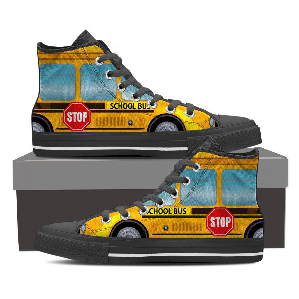 school bus tennis shoes